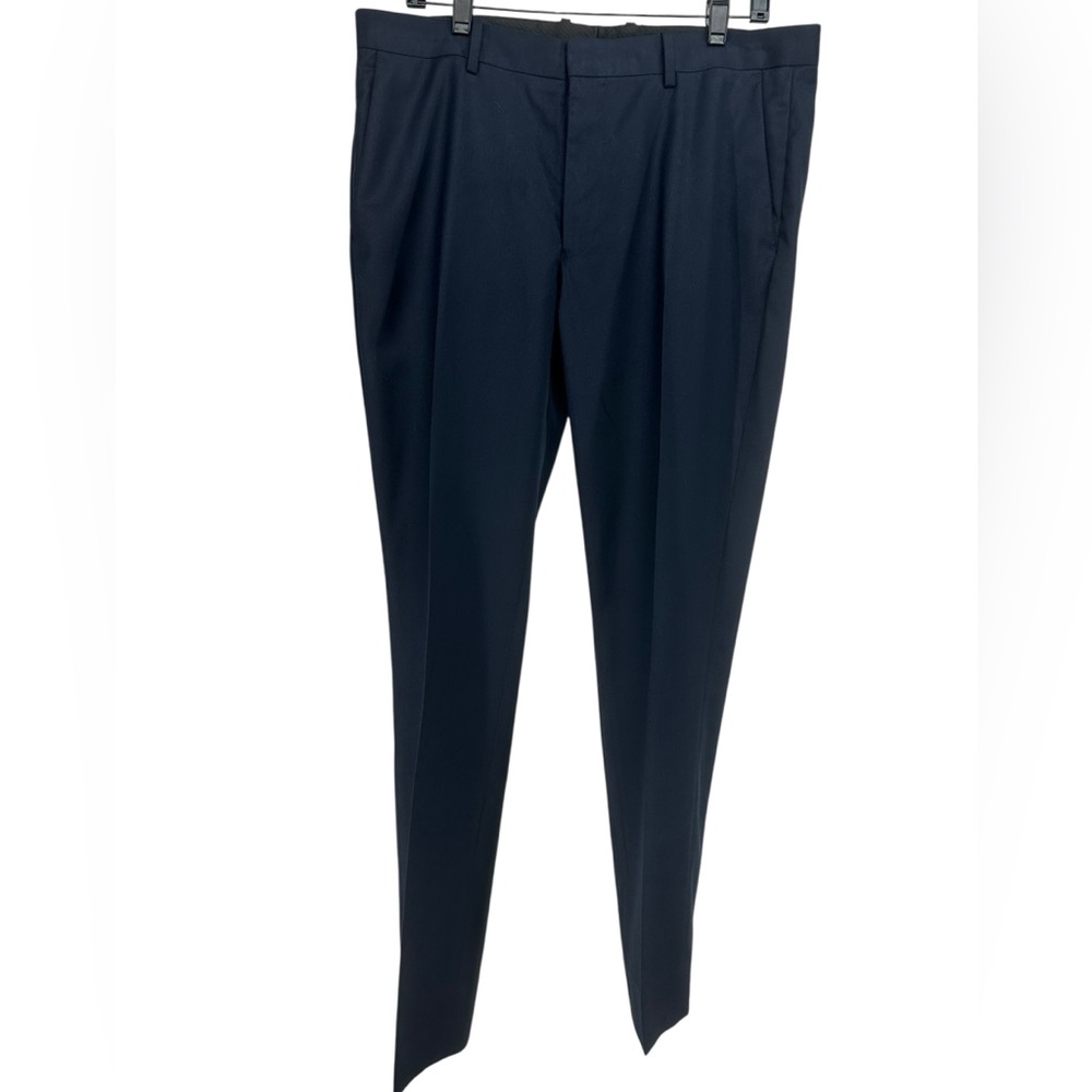 H&M / Navy Blue Slim Fit Dress Pants / Size 36R